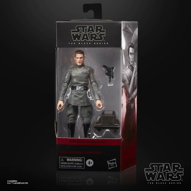 Actionfigur Vize Admiral Rampart Star Wars Black Series - MOC