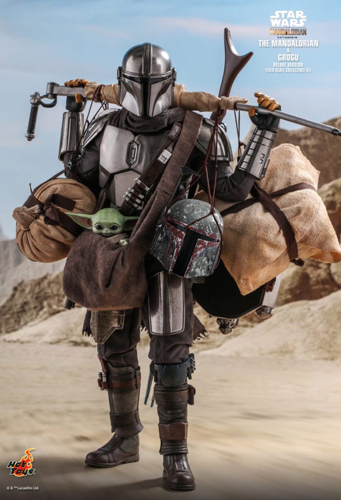 Hot Toys Collectibles - Star Wars - The Mandalorian & Grogu Deluxe Figur