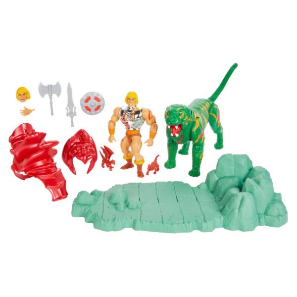 Battle Warriors - Battle Armor He-Man und Battle Cat im 2er Set - Masters of the Universe Origins Actionfigur von Mattel (MotU) - MOC