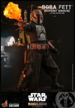 Boba Fett Repaint Armor Figur 1:6 Star Wars The Mandalorian von Hot Toys.