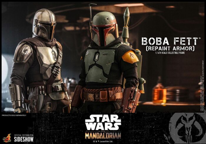 Boba Fett Repaint Armor Figur 1:6 Star Wars The Mandalorian von Hot Toys.