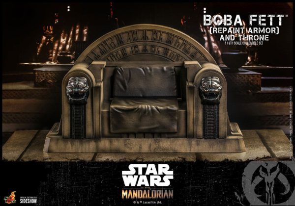 Boba Fett Repaint Armor & Throne 1:6 Star Wars Figur aus The Mandalorian von Hot Toys.