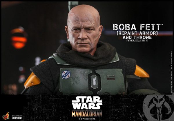 Boba Fett Repaint Armor & Throne 1:6 Star Wars Figur aus The Mandalorian von Hot Toys.