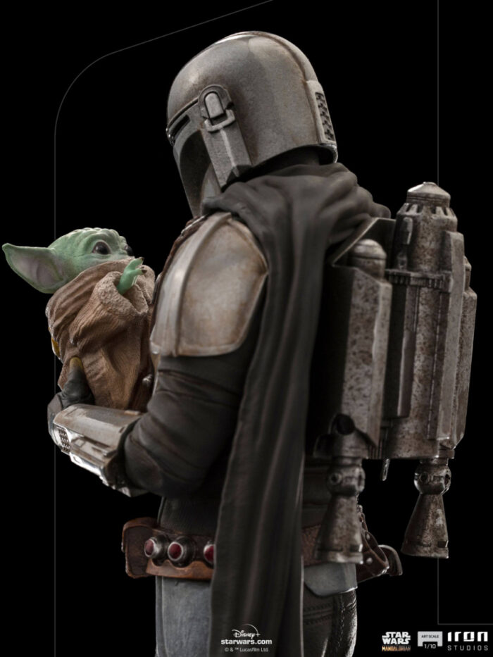 Iron Studios Star Wars The Mandalorian & Grogu 1:10 Sammler Figur