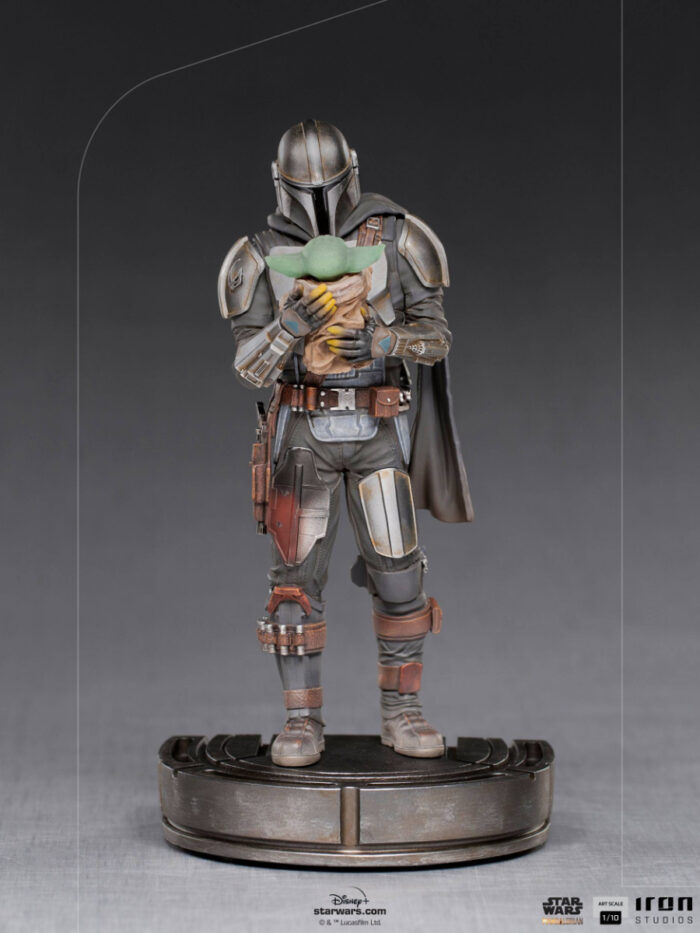 Iron Studios Star Wars The Mandalorian & Grogu 1:10 Sammler Figur