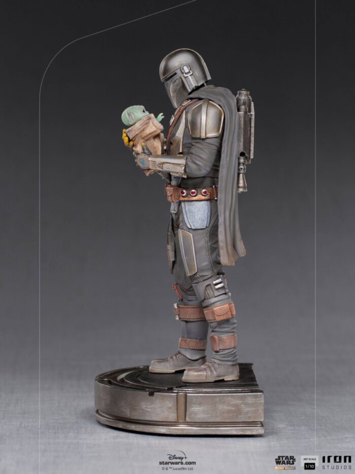 Iron Studios Star Wars The Mandalorian & Grogu 1:10 Sammler Figur