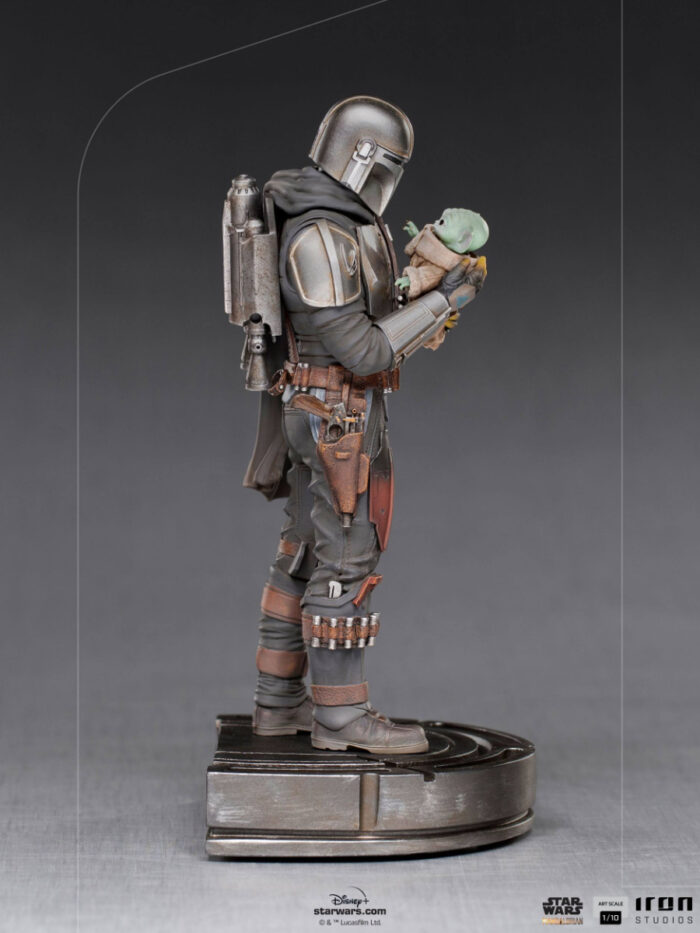 Iron Studios Star Wars The Mandalorian & Grogu 1:10 Sammler Figur