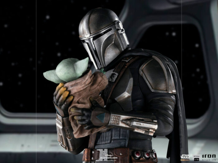 Iron Studios Star Wars The Mandalorian & Grogu 1:10 Sammler Figur