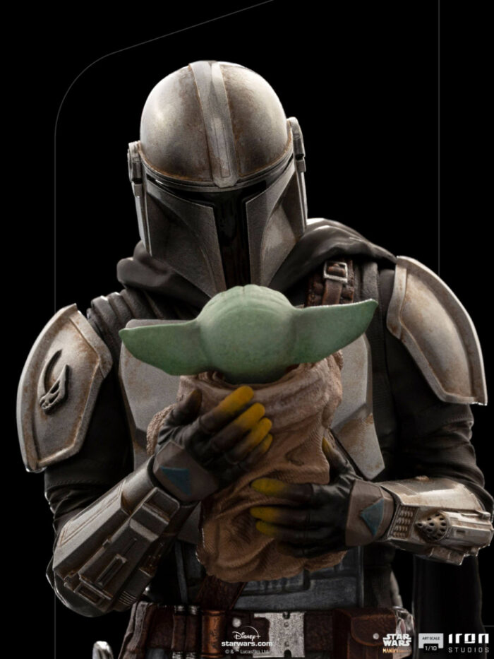 Iron Studios Star Wars The Mandalorian & Grogu 1:10 Sammler Figur