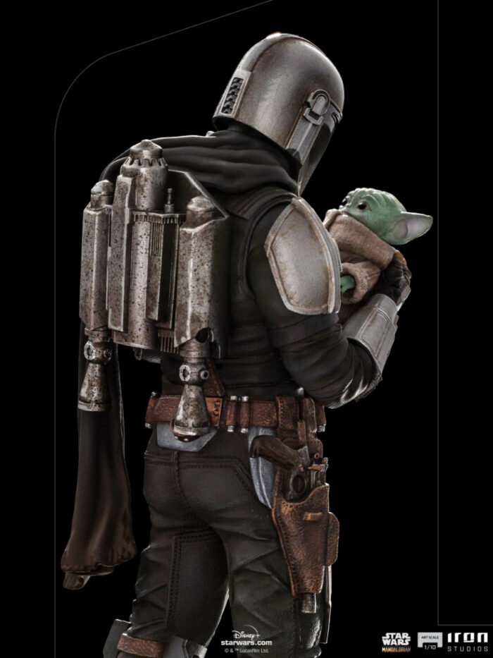 Iron Studios Star Wars The Mandalorian & Grogu 1:10 Sammler Figur