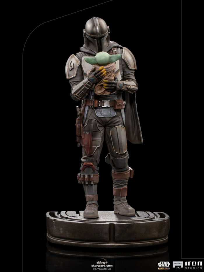 Iron Studios Star Wars The Mandalorian & Grogu 1:10 Sammler Figur
