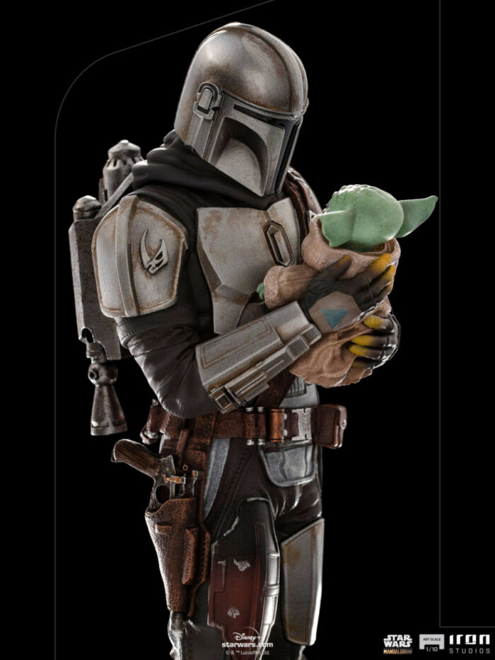 Iron Studios Star Wars The Mandalorian & Grogu 1:10 Sammler Figur