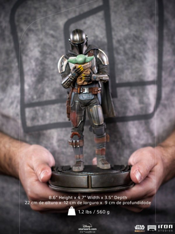 Iron Studios Star Wars The Mandalorian & Grogu 1:10 Sammler Figur
