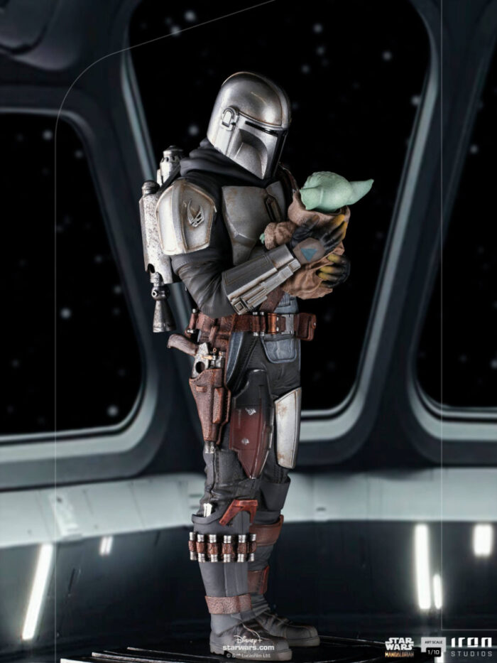 Iron Studios Star Wars The Mandalorian & Grogu 1:10 Sammler Figur