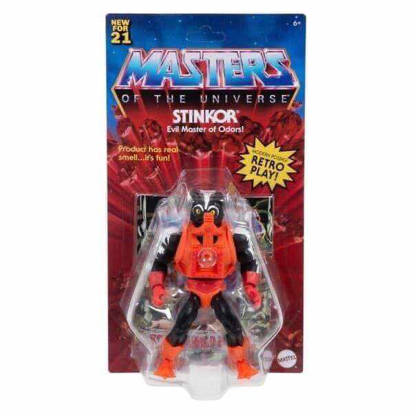 Verpackung der MotU Figur Stinkor aus Master of the Universe Origins