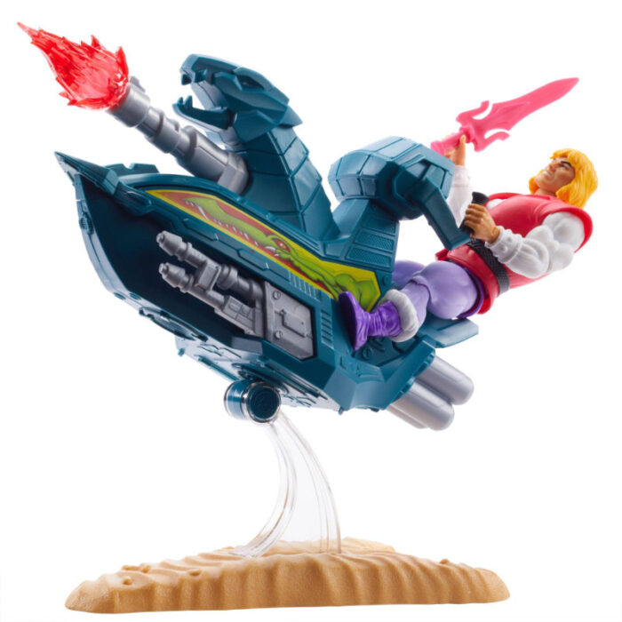 Prince Adam und Sky Sled - Masters of the Universe Origins Actionfigur + Fahrzeug von Mattel (MotU) - MOC