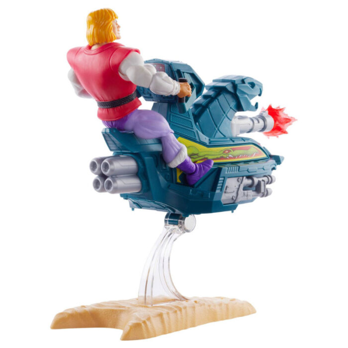 Prince Adam und Sky Sled - Masters of the Universe Origins Actionfigur + Fahrzeug von Mattel (MotU) - MOC