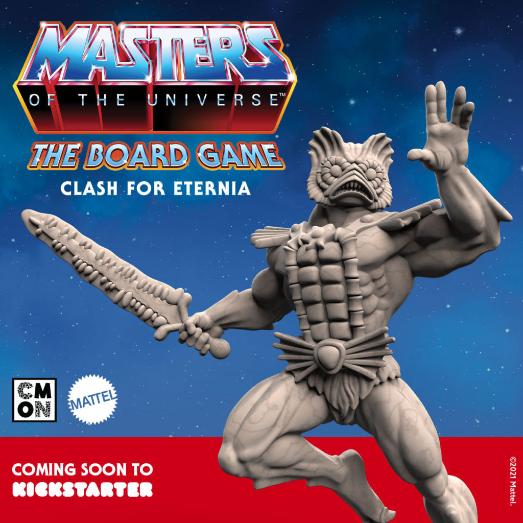 Kickstarter Kampagne für das Brettspiel Masters of the Universe: Clash for Eternia von CMON