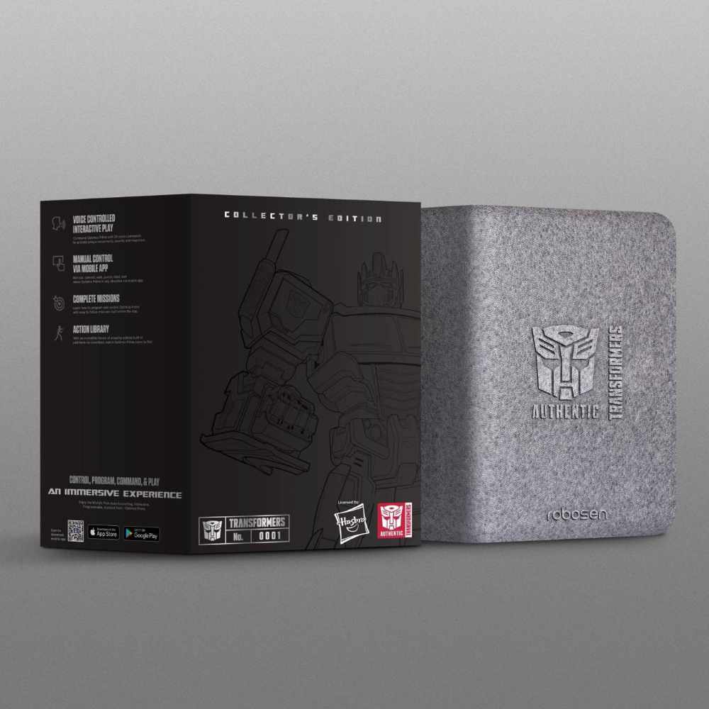 Transformers Figur Optimus Prime als automatisch umwandelnder und programmierbarer Roboter von Hasbro gezeigt