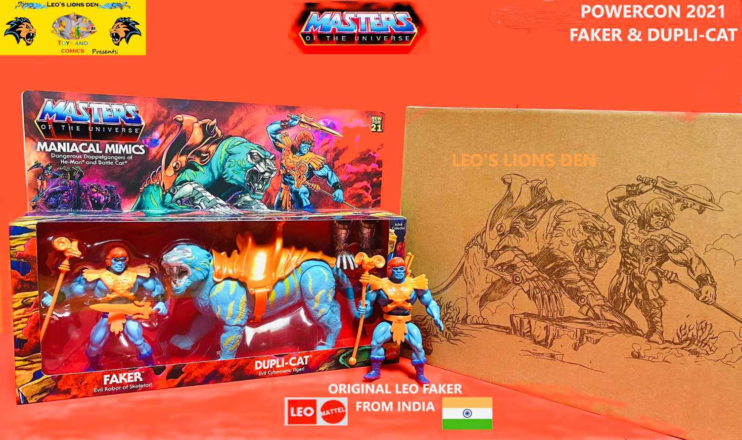 Möglicher MotU Masters of the Universe PowerCon 2021 Exclusive - Faker & Dupli-Cat aufgetaucht