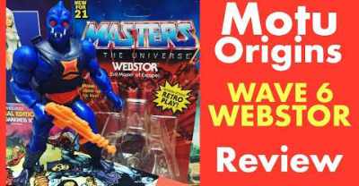 Review zu Figur Webstor aus Masters of the Universe MotU Origins Wave 6