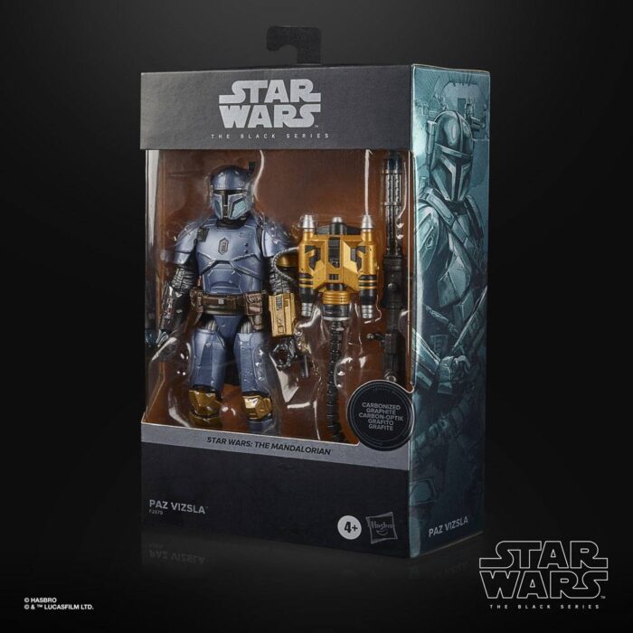 Paz Vizsla Star Wars Black Series Carbonized Figur von Hasbro aus Star Wars: The Mandalorian