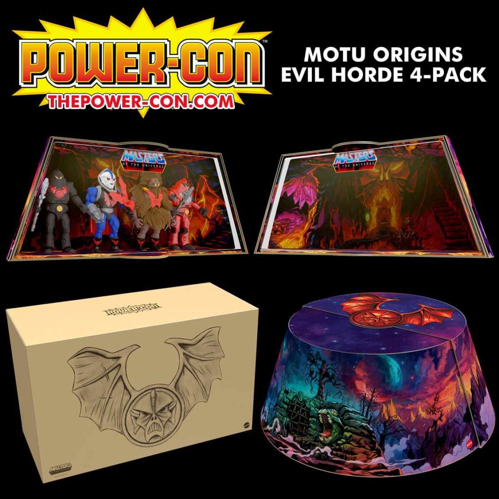 Evil Horde 4er Pack Power-Con 2021 Masters of the Universe MotU Exclusive Figuren