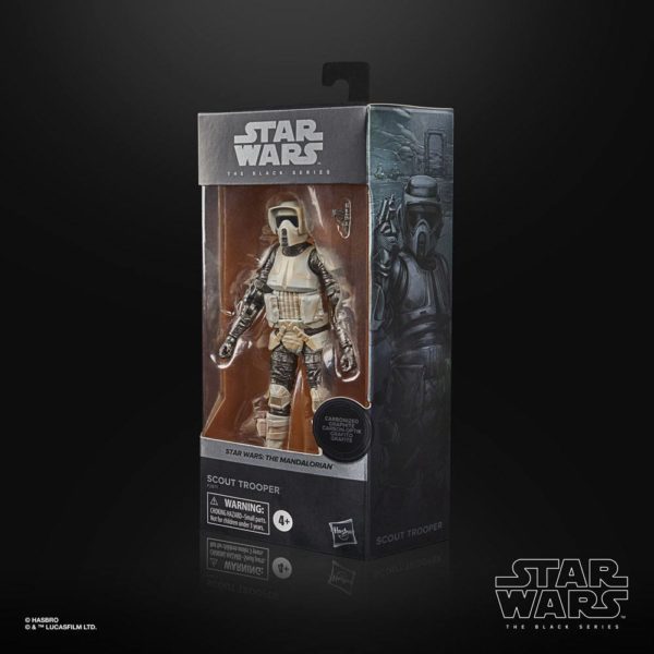 Scout Trooper Carbonized Figur aus der Star Wars Black Series von Hasbro