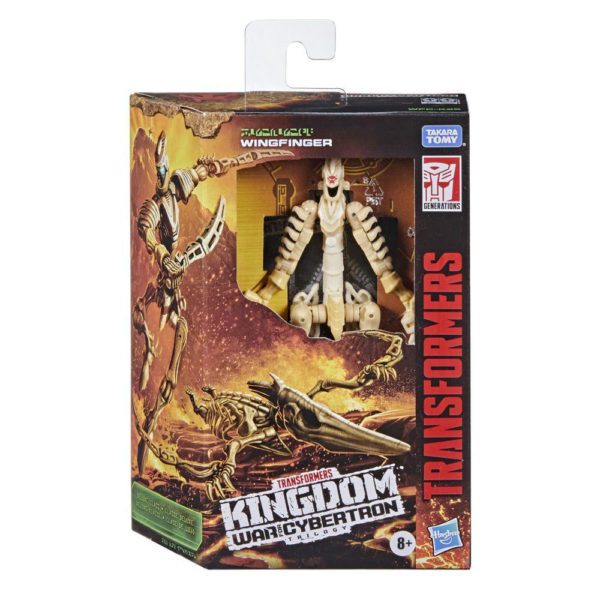 Wingfinger Fossilizer Transformers Generations War for Cybertron: Kingdom Deluxe Class Figur Wave 3