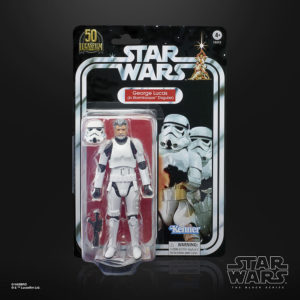 George Lucas als Star Wars Black Series 6" Stormtrooper Figur von Hasbro