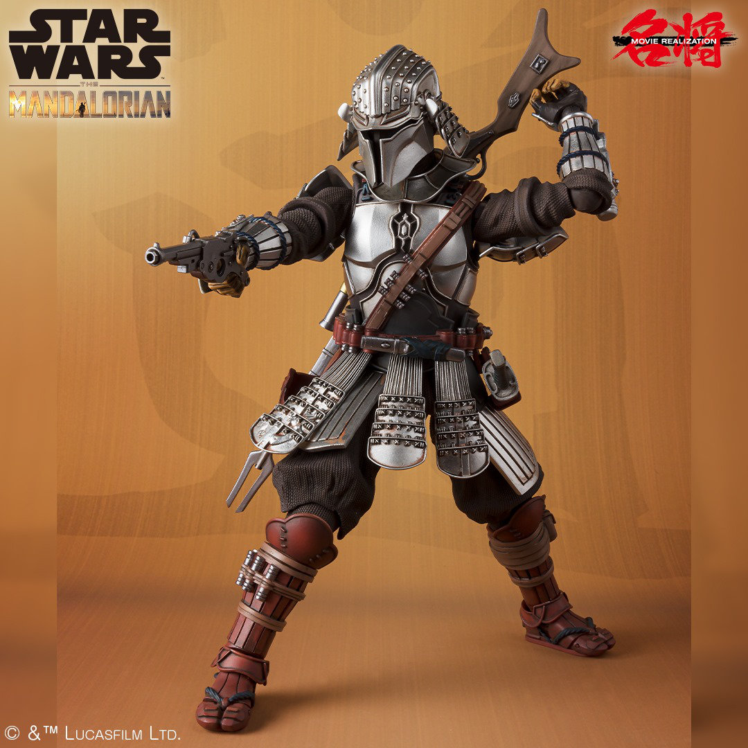Meisho Movie Meisho Movie Realization Ronin Star Wars: The Mandalorian (Beskar Armor) & Grogu Figur Ronin Star Wars: The Mandalorian (Beskar Armor)) & Grogu Figur