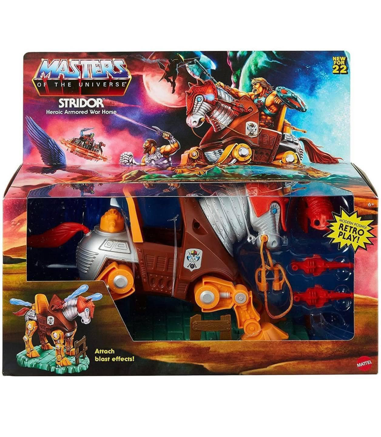 Offizielle Produktfotos von Masters of The Universe Figur Stridor