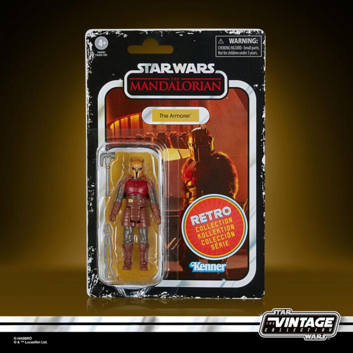The Armorer Star Wars The Mandalorian Retro Collection Wave 2 Figur von Hasbro