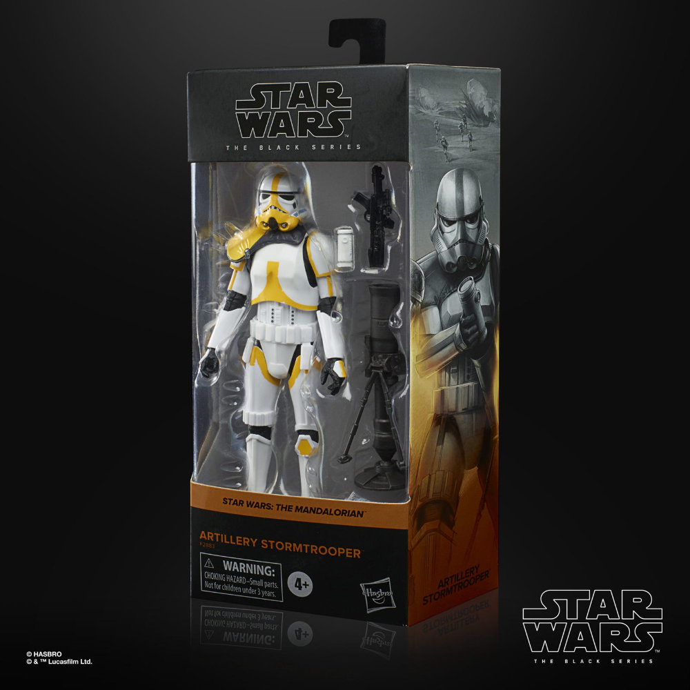 Artillery Stormtrooper aus Star Wars: The Mandalorian als Black Series Figur von Hasbro