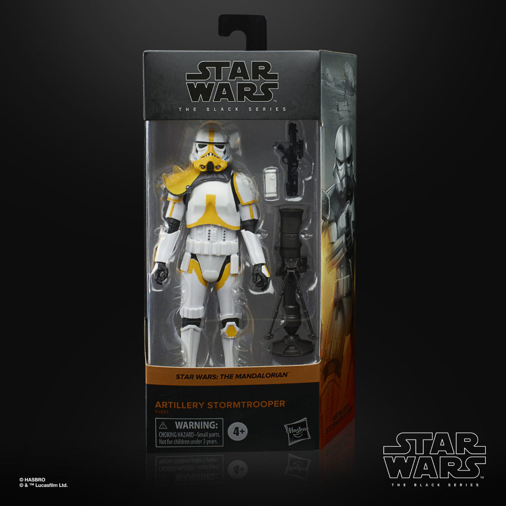 Artillery Stormtrooper aus Star Wars: The Mandalorian als Black Series Figur von Hasbro