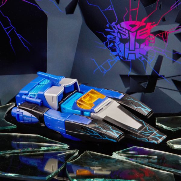 Blurr Transformers Figur Deluxe Class Shattered Glass Collection Pulse Exclusive von Hasbro