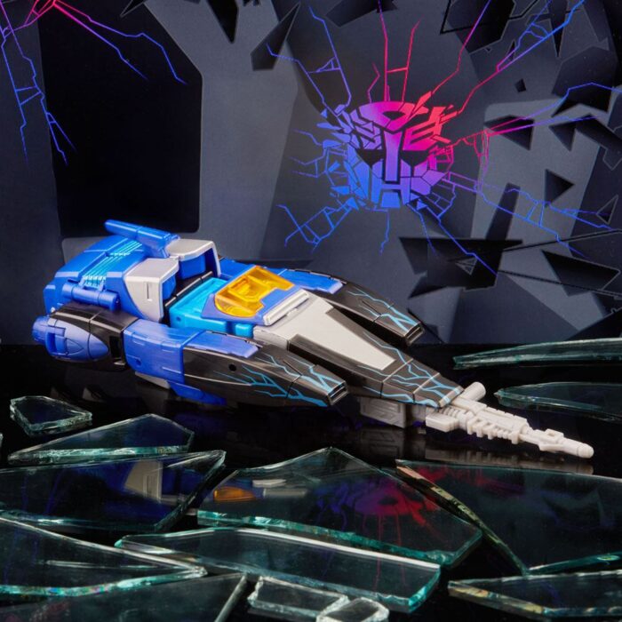 Blurr Transformers Figur Deluxe Class Shattered Glass Collection Pulse Exclusive von Hasbro
