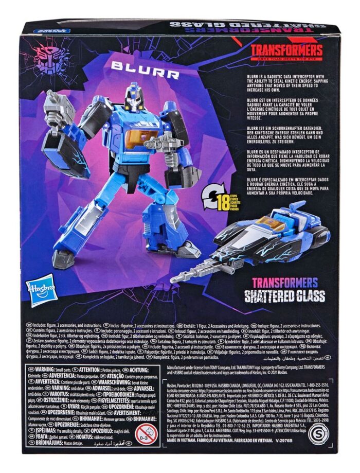 BLURR - Transformers Deluxe Class - Shattered Glass Collection Pulse Exclusive – Bild 6