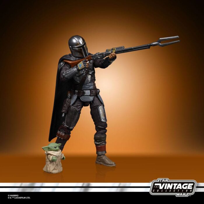 Din Djarin (The Mandalorian) & Grogu Star Wars Vintage Collection Figur VC177 von Hasbro
