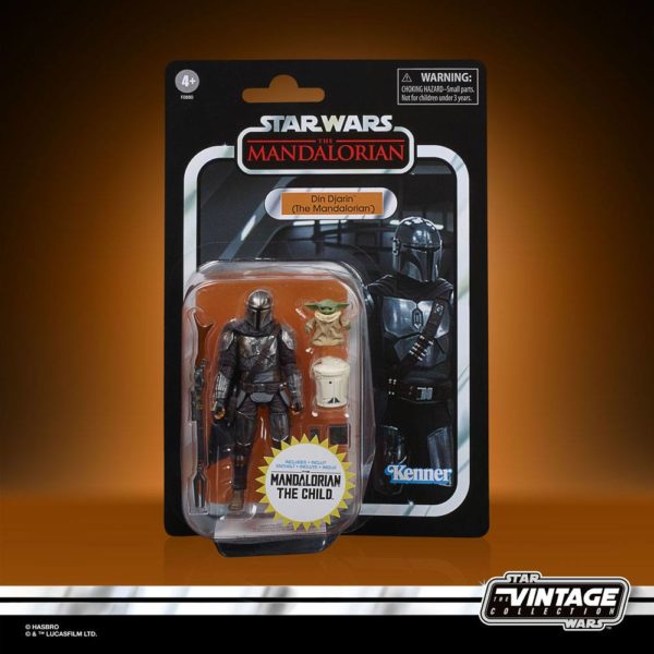 Din Djarin (The Mandalorian) & Grogu Star Wars Vintage Collection Figur VC177 von Hasbro