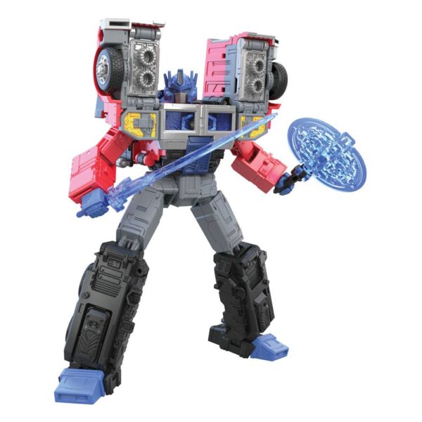 Laser Optimus Prime Transformers Generations Legacy Leader Class Figur von Hasbro und Takara Tomy