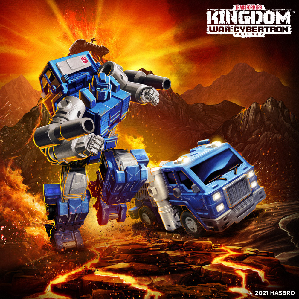 Autobot Pipes Deluxe Class Transformers Figur War for Cybertron Kingdom von Hasbro