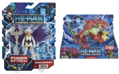 Sorceress und Battle Cat He-Man and the Masters of the Universe Power-Attack Figur von Mattel