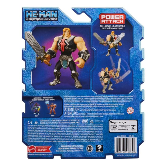 He-Man als He-Man and the Masters of the Universe MotU Power Attack Figur von Mattel