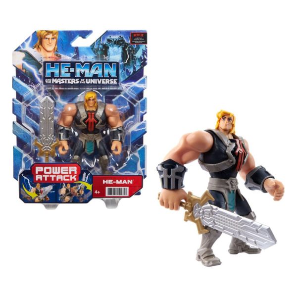 He-Man als He-Man and the Masters of the Universe MotU Power Attack Figur von Mattel