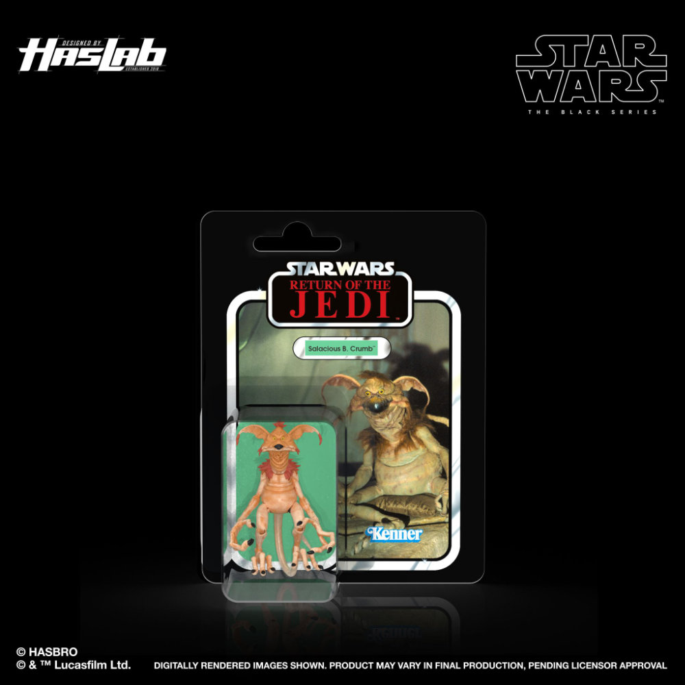 Star Wars Black Series Rancor in Farbe und Stretch Goal 3 Salacious B. Crumb als Figur von Hasbro