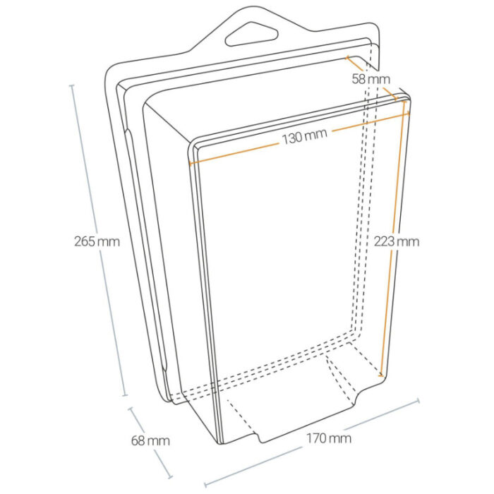 Ultimate Guard Blister Schutzhülle Case S1 für 3,75 Inch Actionfiguren