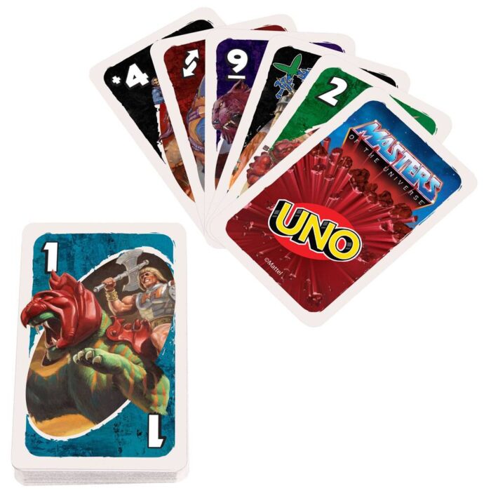 UNO Kartenspiel im Masters of the Universe Look von Mattel
