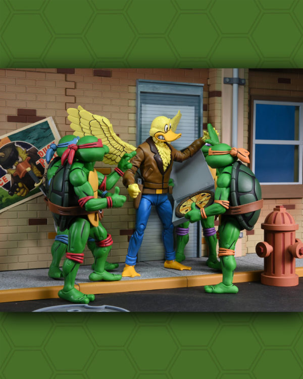 Teenage Mutant Ninja Turtles Cartoon Ace Duck & Mutagen Man von NECA präsentiert