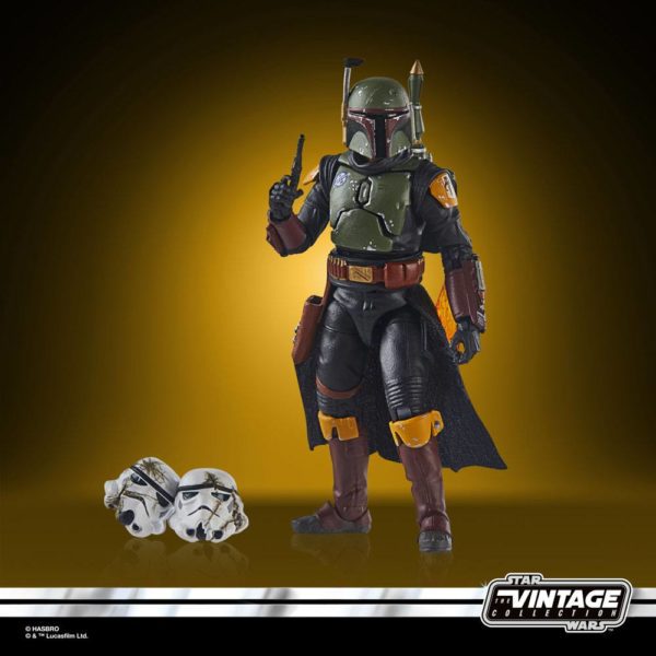 Boba Fett Tatooine aus Star Wars The Book of Boba Fett als (TVC) Vintage Collection Actionfigur im Deluxe Pack von Hasbro